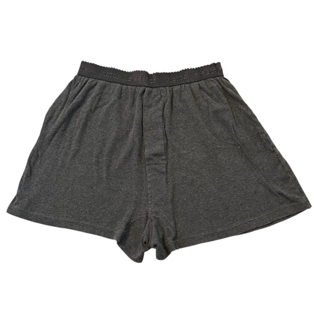 Victoria's Secret Gray Relaxed Pajama Shorts Women’s M EUC